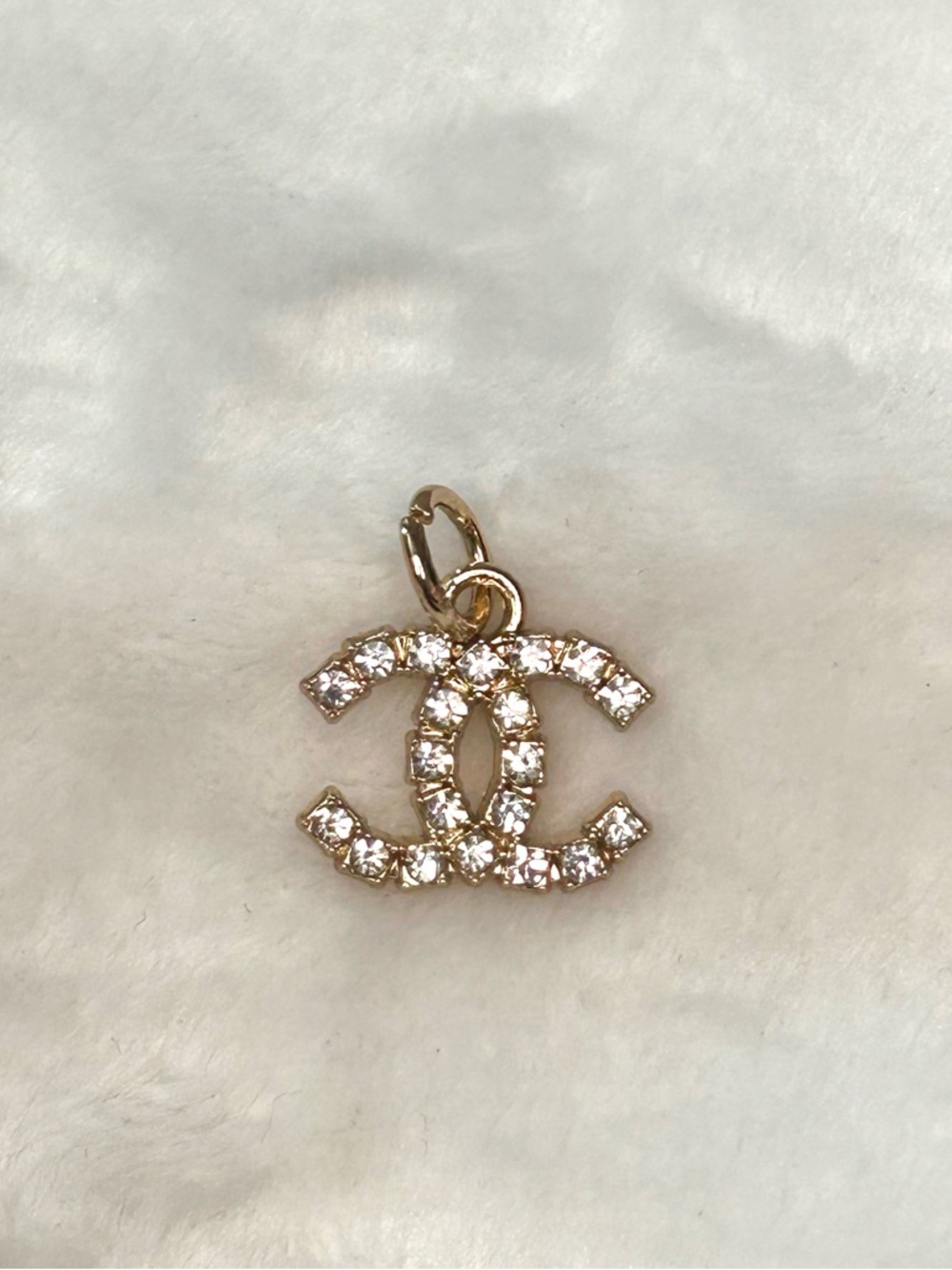 Authentic Chanel CC Zipper Pull Pendant